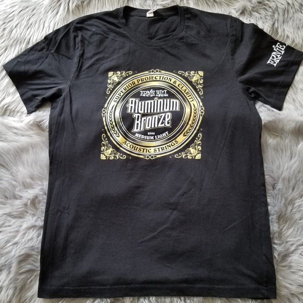 Ernie Ball Guitar Strings Tee Large